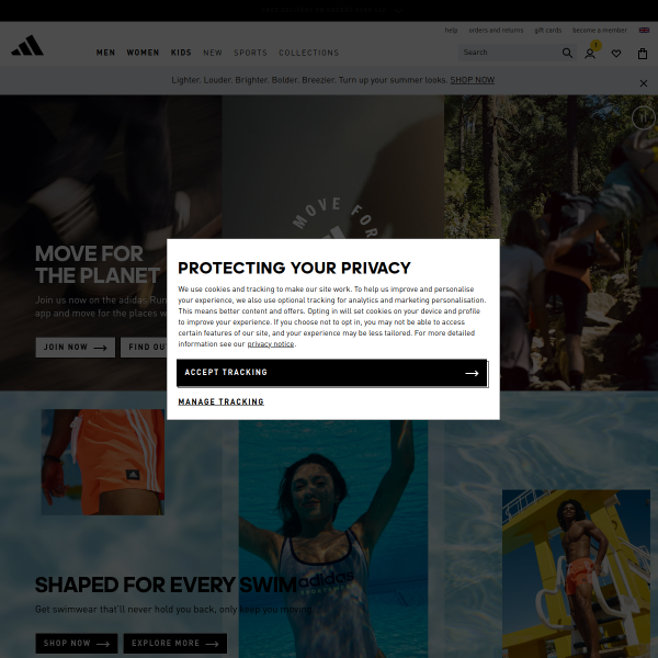 Adidas Screenshot